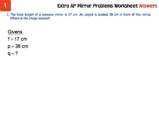 AP Extra Mirror Probs Answers.004-001